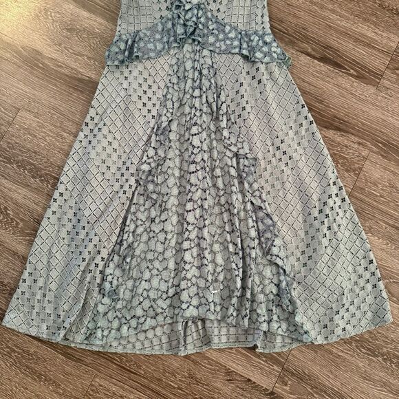 Anthropologie Antoinette Ruffled Midi Dress - Picture 2 of 8